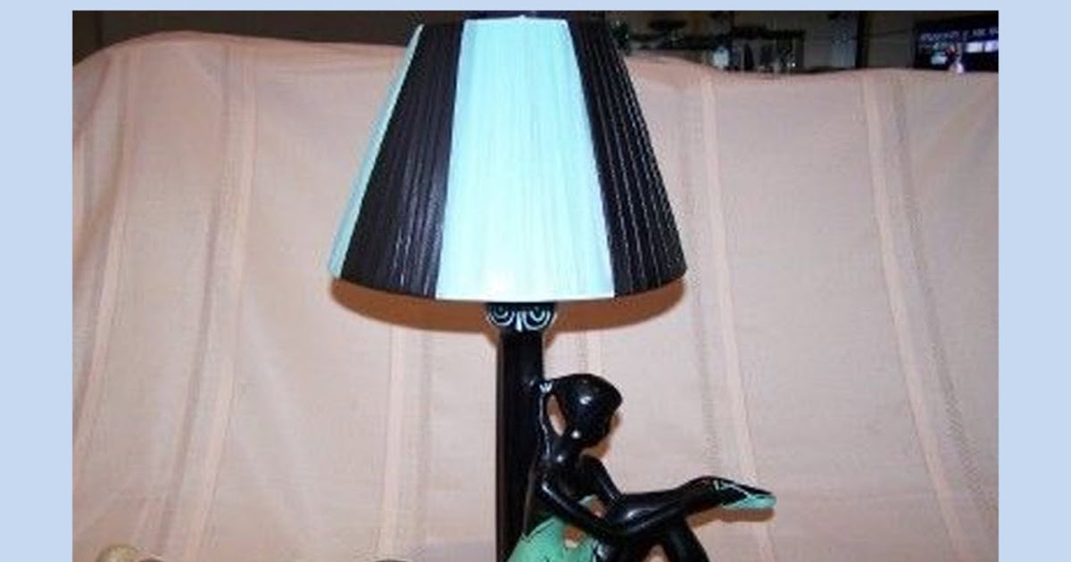 Australia Barsony Ceramics (Black Lady Lamp Figurine) Australia