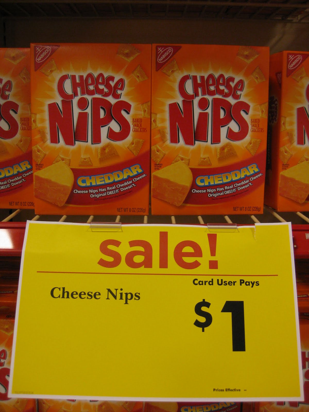 GIANT EAGLE 25¢ CHEESE NIPS Sisters Shopping on a Shoestring