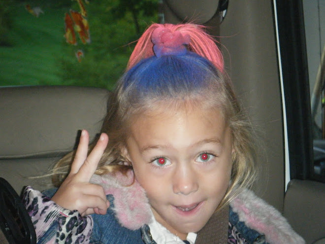 Crazy hair day at school