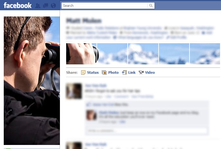 facebook profile layout. Using Facebook's new profile layout, you can easily create a very cool 