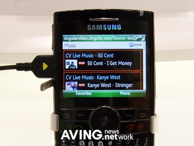 Samsung's 3G HSDPA phone