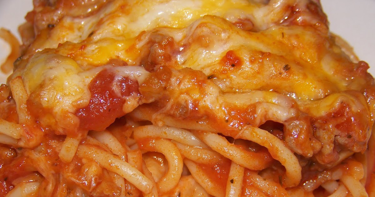 Stefanies Cooking Spot Baked Spaghetti with Italian Sausage