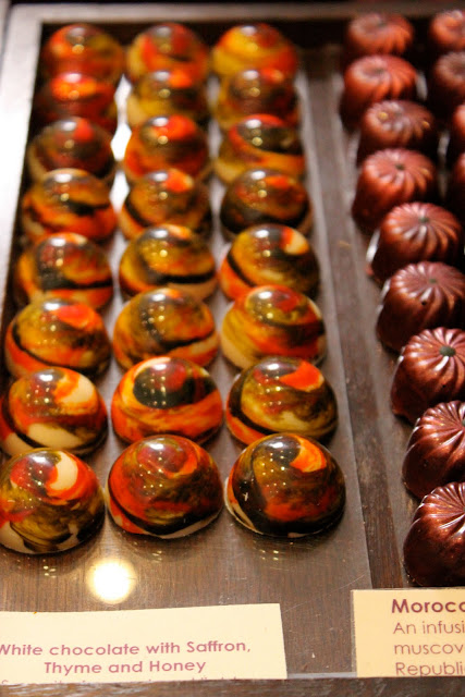 Like marbles of lava... paul a young chocolates