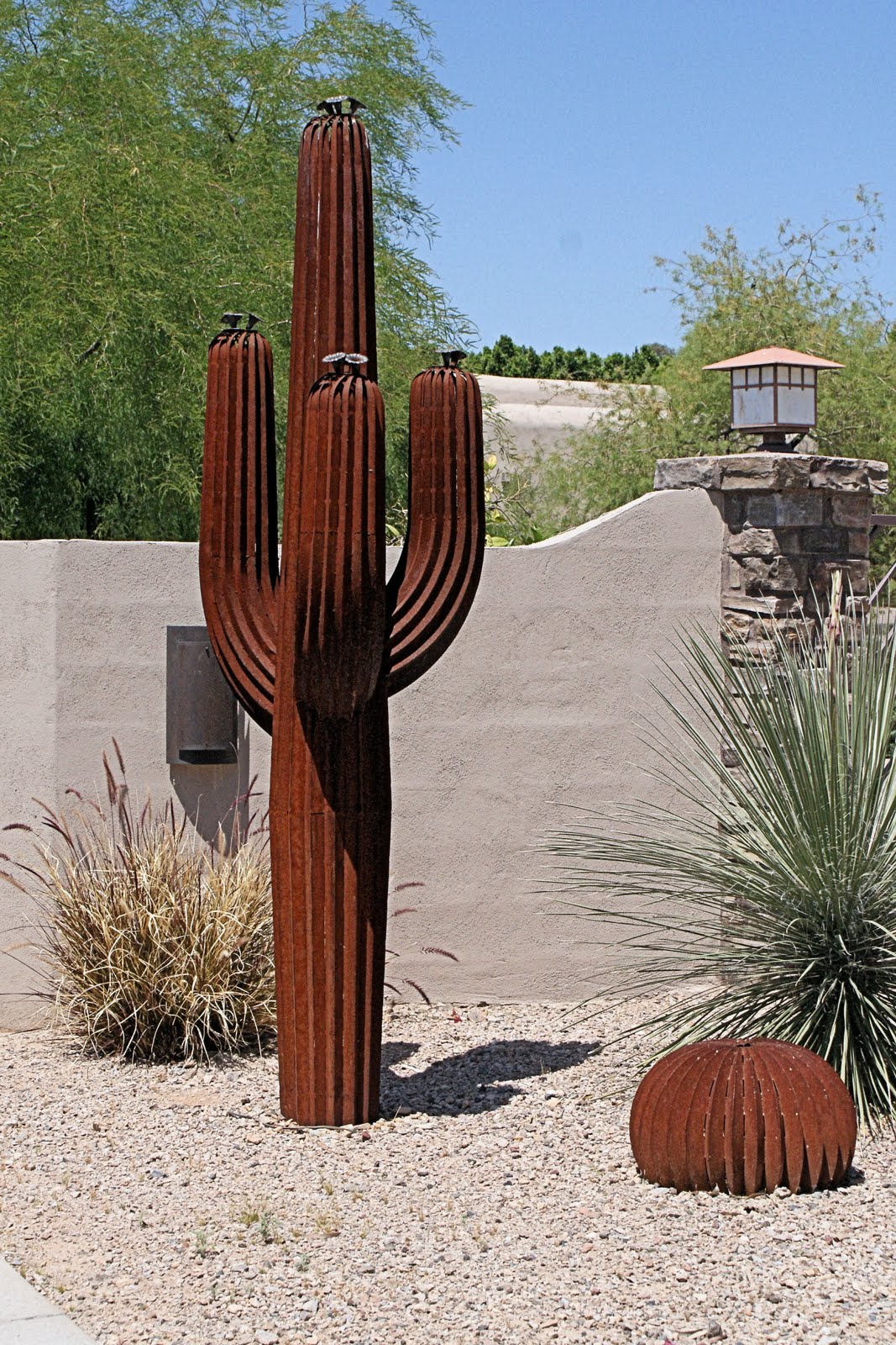 Phoenix Daily Photo Iron Saguaro