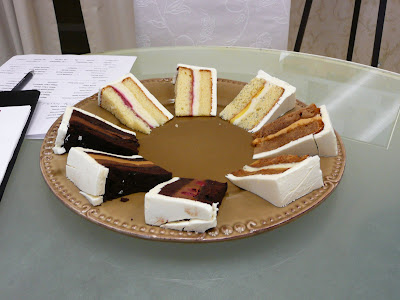 Wedding Cake Tasting - wedding cake