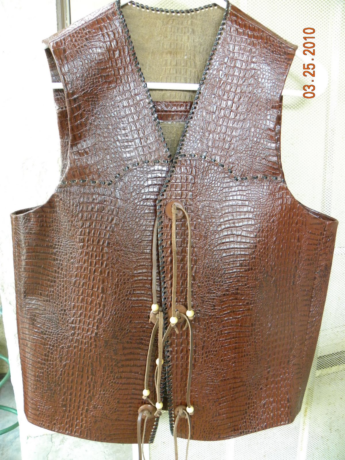 jacket infested river which looks as mick crocodile dundee jacket JKT