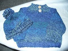 Shadows Pullover and Hat- 3mo