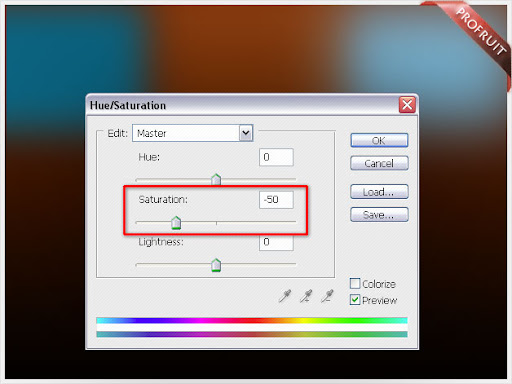 Стъпка 5: добавяне на корегиращ слой Hue/Saturation стъпка 5