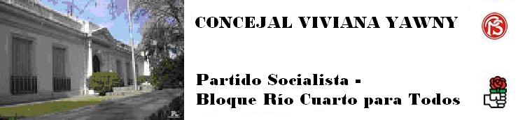 Concejal Viviana Yawny