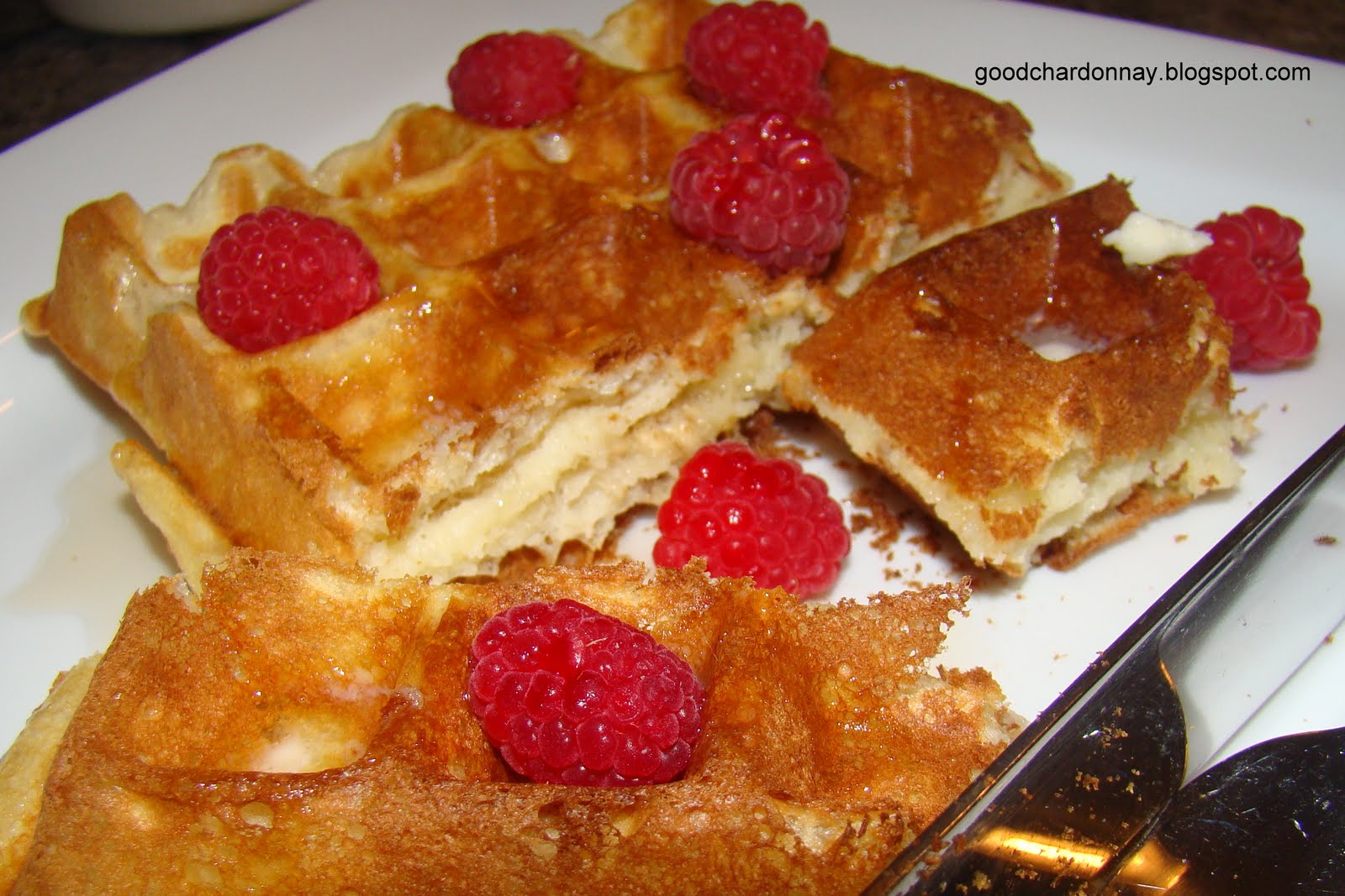 Goodchardonnay Thick Hot Waffles, Right Off the Waffle Iron