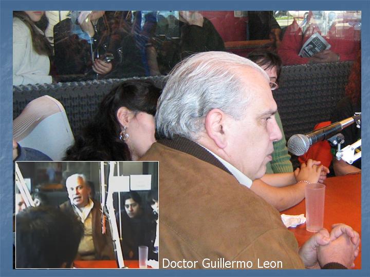 El Doctor Guillermo León (Secretario de Salud de la Municipalidad de Vicente López ) nos visito