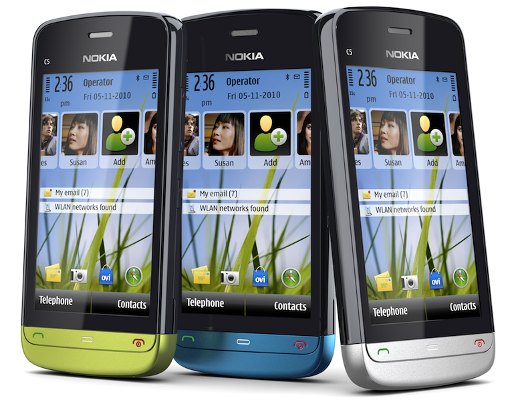 The Nokia C5-03 is a Symbian