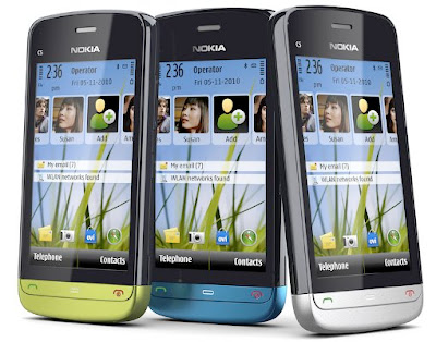 The Nokia C5-03 is a Symbian