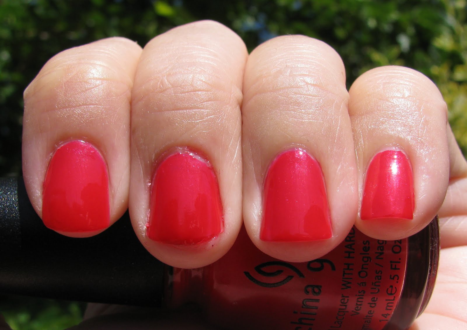 3. China Glaze Nail Lacquer in "Hawaiian Punch" - wide 8