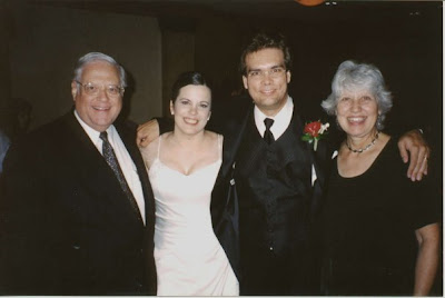 Baker-Wright wedding photo with David and Jeannette Scholer