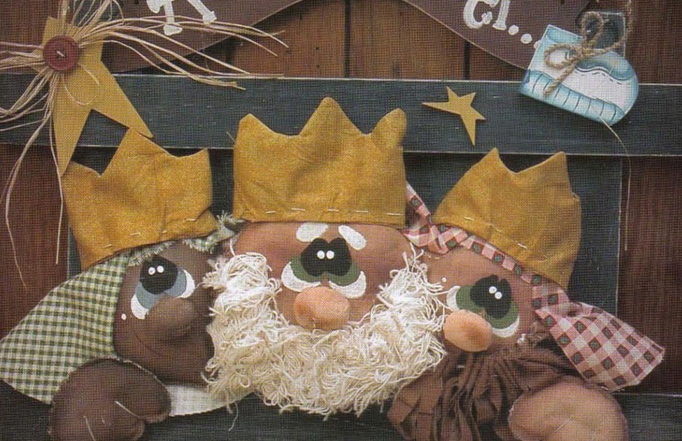 reyes magos muñecos