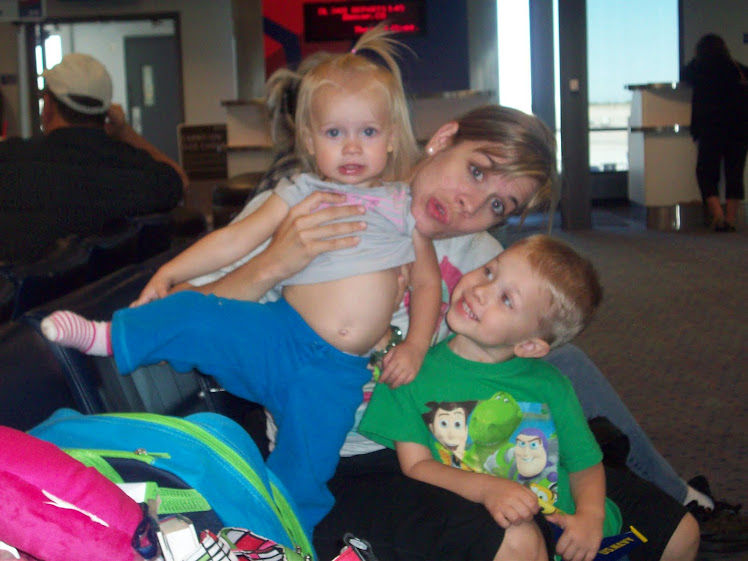 Erin and the Kids at the Airport