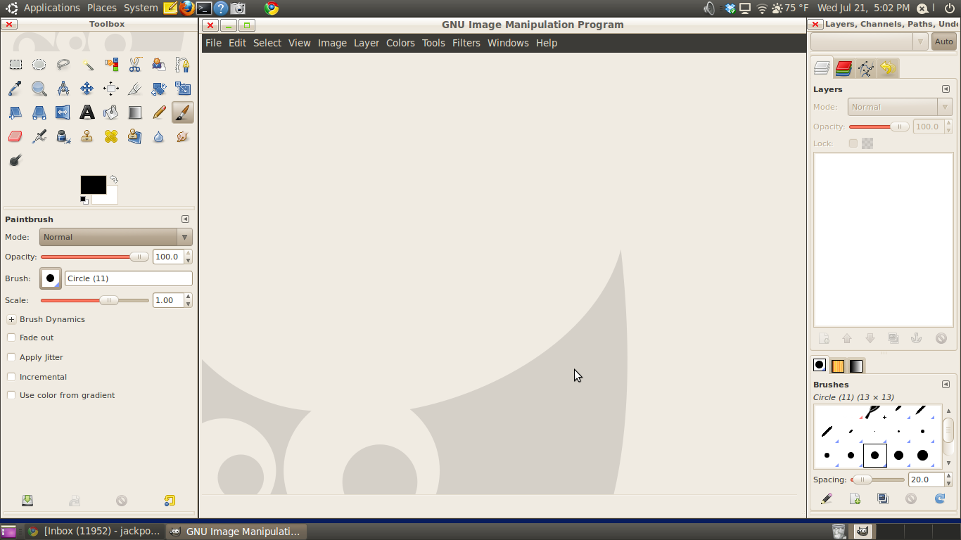 gimp user manual install