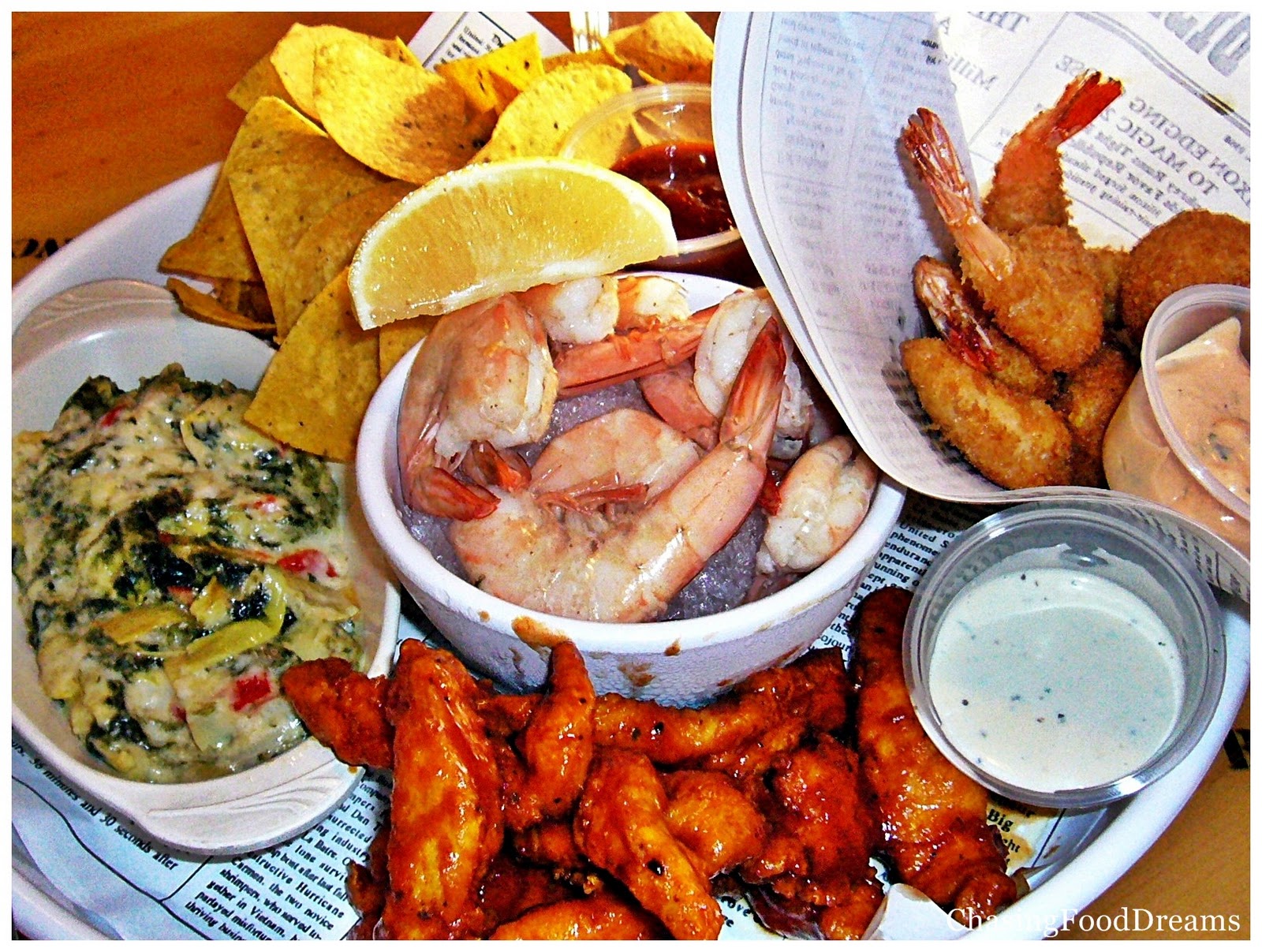 CHASING FOOD DREAMS Bubba Gump Shrimp Co. The Curve