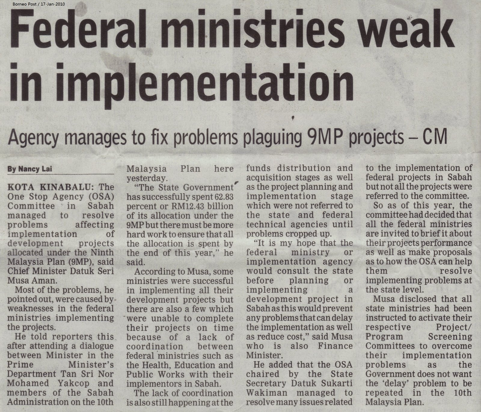 [Federal+ministries+weak+in+implementation+(Part2)(BorneoPost+Jan-17-2010).jpg]