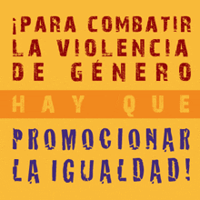 POR LA IGUALDAD LUCHA !!