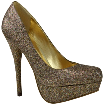 Black Sparkle Pumps