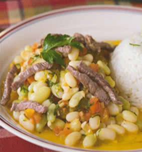 Frejoles verdes salteados recetas