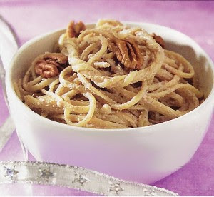 Espagueti con nueces recetas
