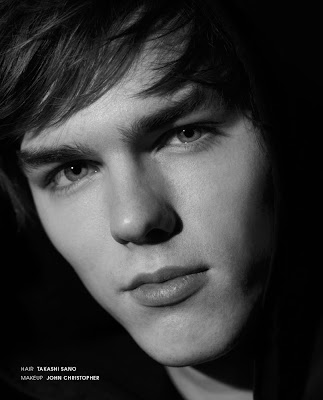 A Single Man's Nicholas Hoult was photographed by Ram Shergill for Drama