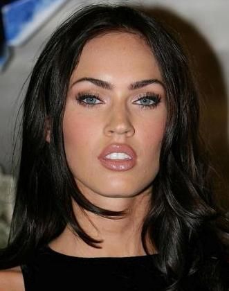 above is the second installment regarding the Megan Fox makeup series