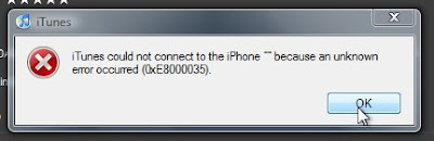 iTunes error