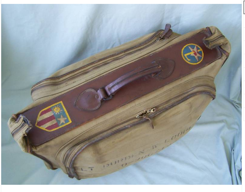 66 supa WW11 MILITARY LUGGAGE BAG