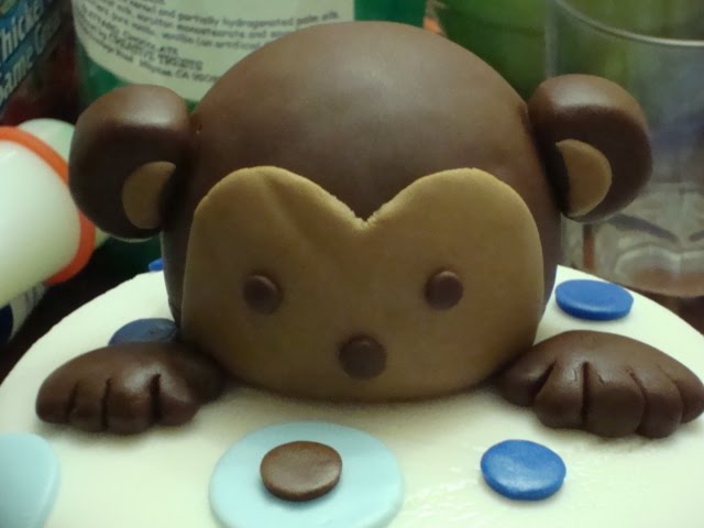 baby monkey cakes. Mod Monkey Cake Topper for
