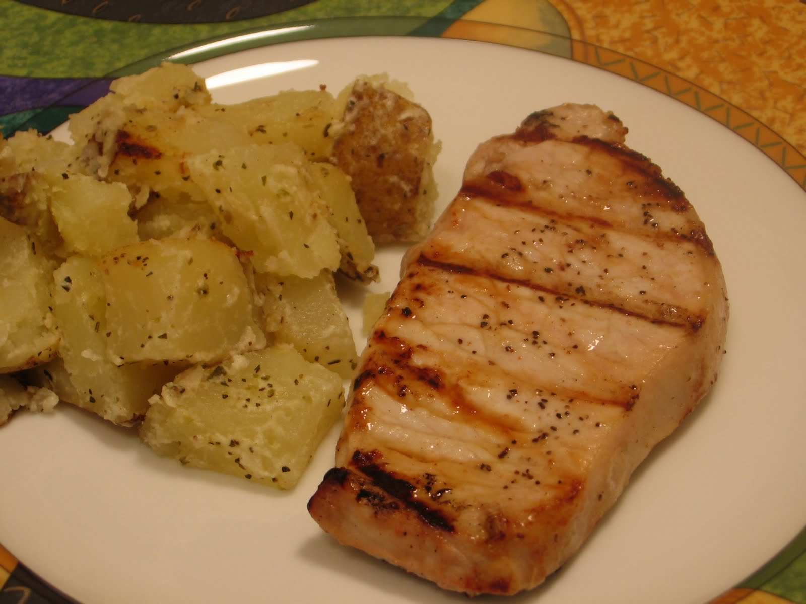 Jenn's Food Journey Buttermilk Marinated Pork Chops w/ South Carolina