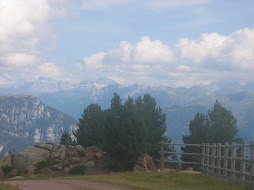 Panorama sulle Dolomiti dal Monte Cermis