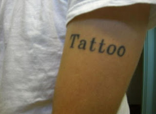 tattoo funny in man arm