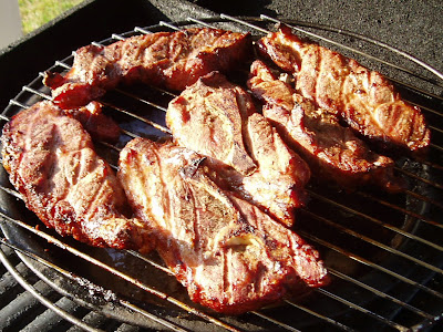 Pork Ribs On The Grill Gas