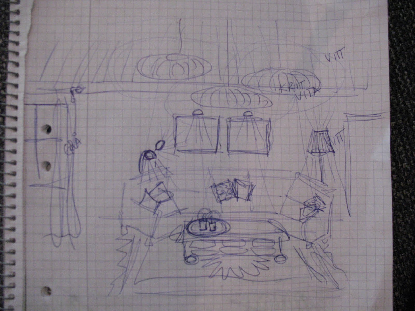 Familjen villa grande: ovala lampor