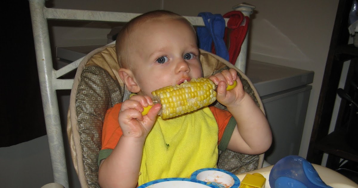 The Presson Family Eating Corn on the Cob