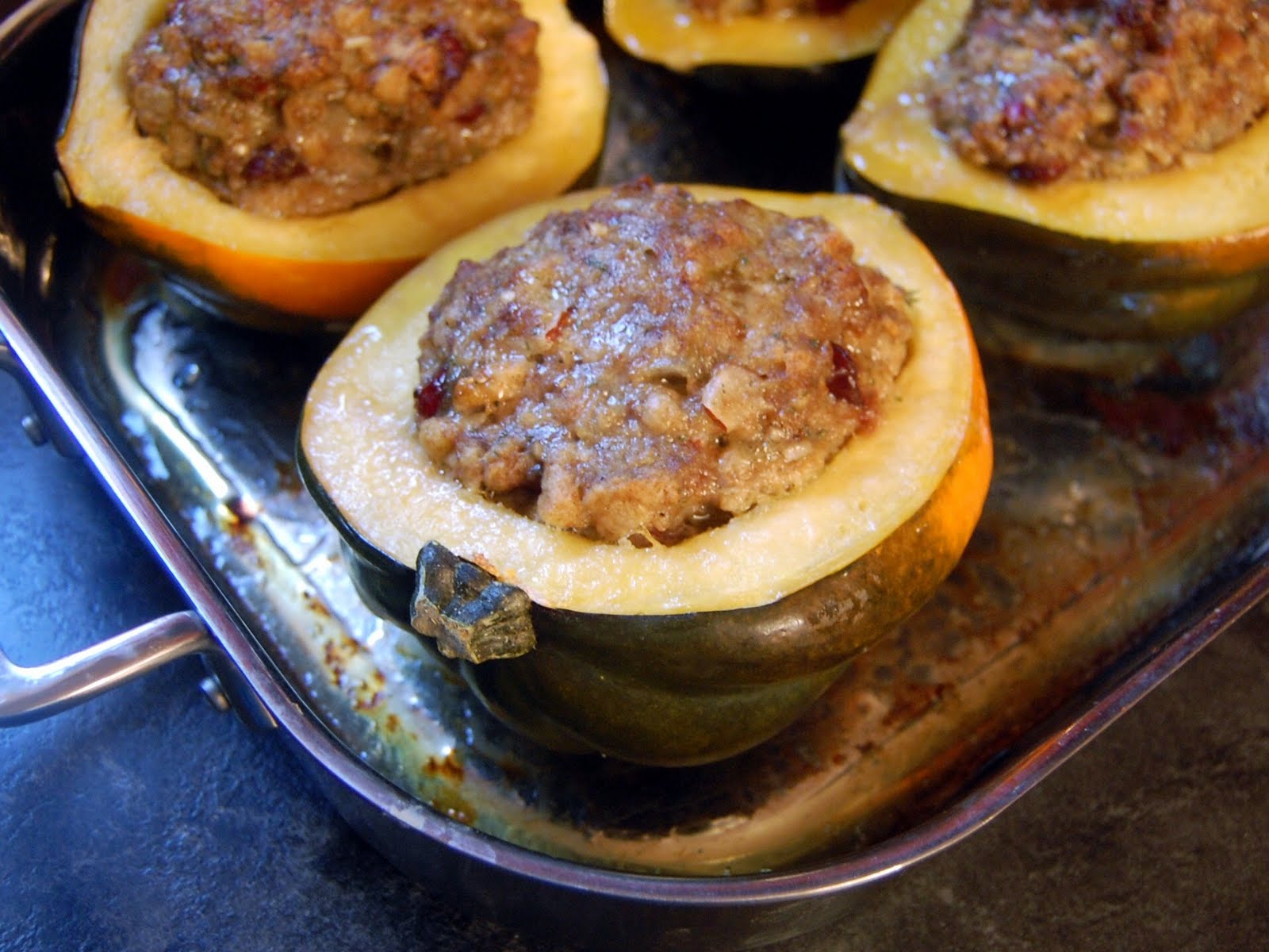 Cassie Craves SausageStuffed Acorn Squash