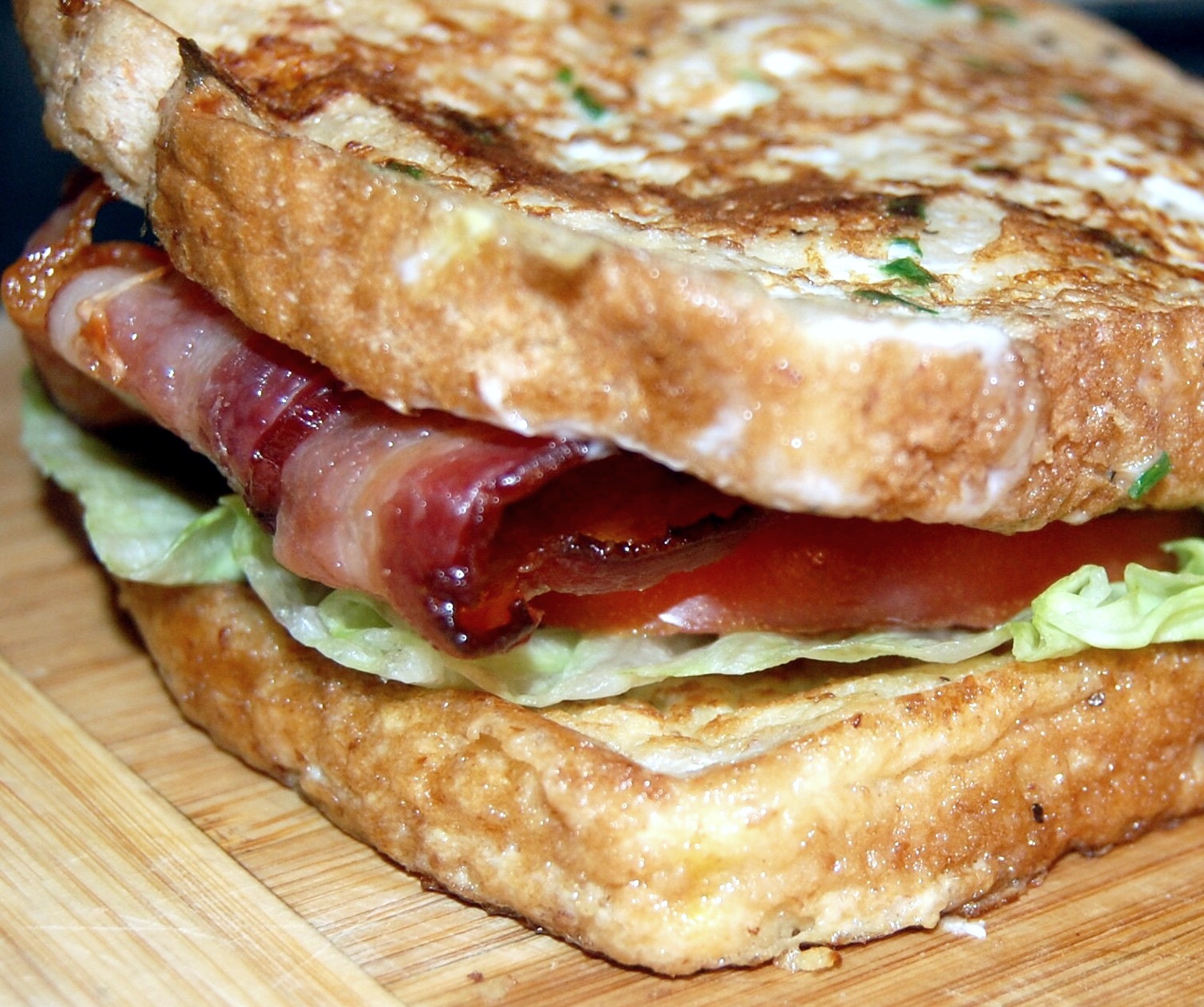 Cassie Craves Savory French Toast BLTs