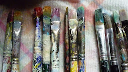 My paintbrushes ...