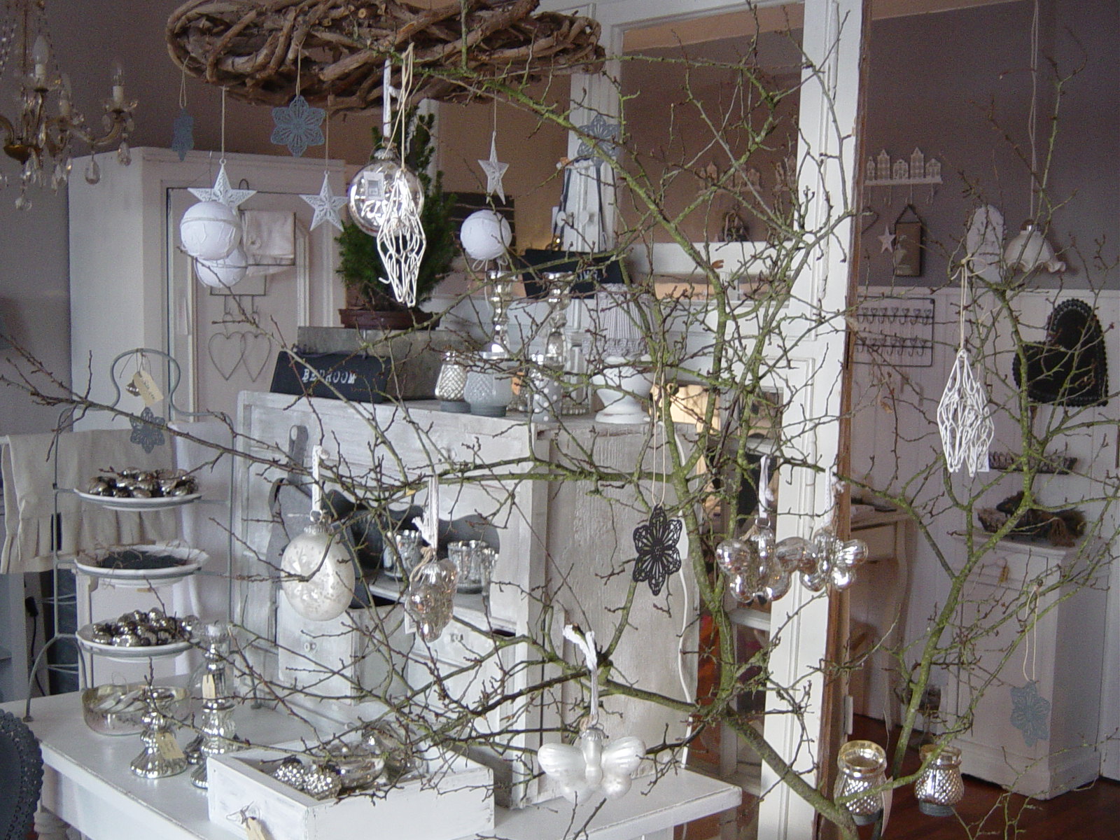 Frau K shabby chic Weihnachtsdeko Klappe die II.