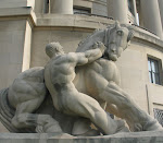 "Man Controlling Trade" completed for the FTC Building in 1942 by Michael Lantz