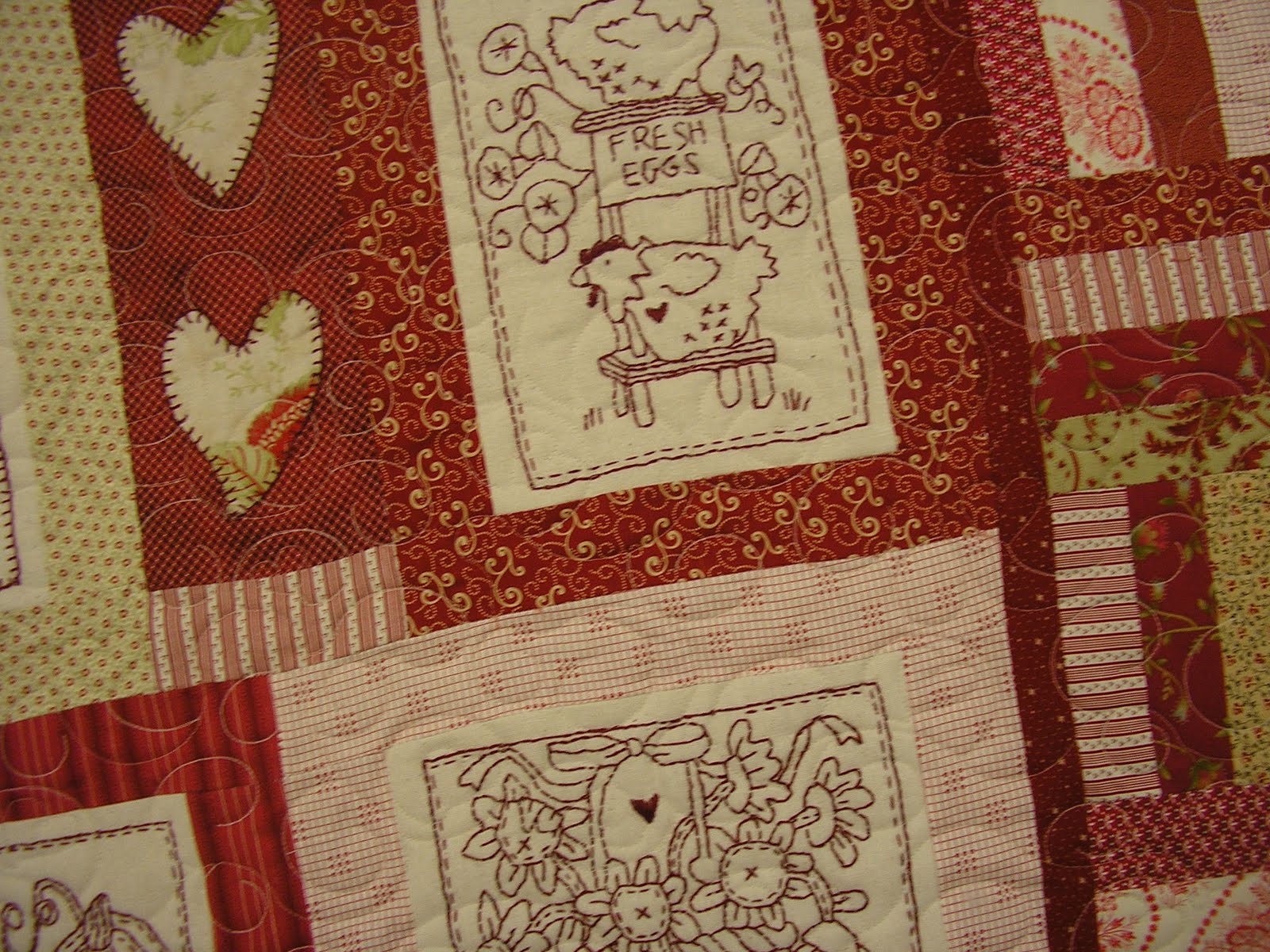 Deep Creek Quilting stitchery quilt