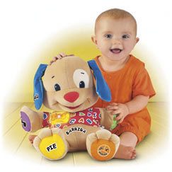 perrito canta rie y aprende fisher price