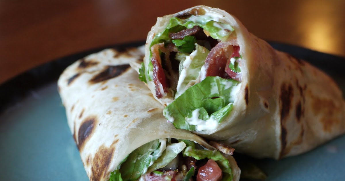 The Bad Girl's Kitchen Bacon, Lettuce and Tomato Salsa Wraps