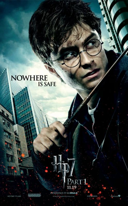 harry potter and the deathly hallows part 1 2010 poster. Harry, Ron, and Hermione
