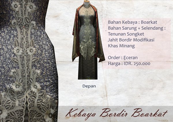 harga kebaya akad bordir