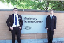 Elder Wright and me at the MTC